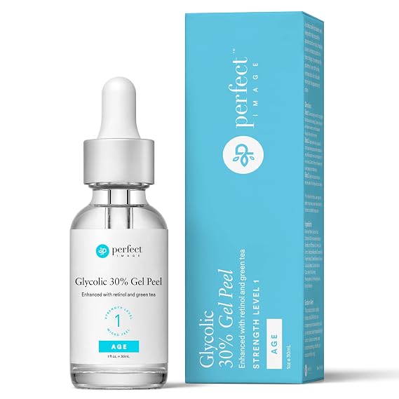 Glycolic Gel Peel - Enhanced with Retinol and Green Tea Extract (10% Strength)
