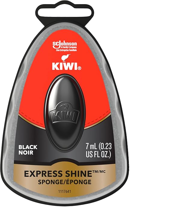 Kiwi Express Shine Sponge Shoe Polish Black 0.23 Oz