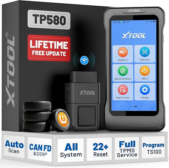 XTOOL TP580 TPMS Programming Tool & OBD2 Scanner Full System Diagnostic