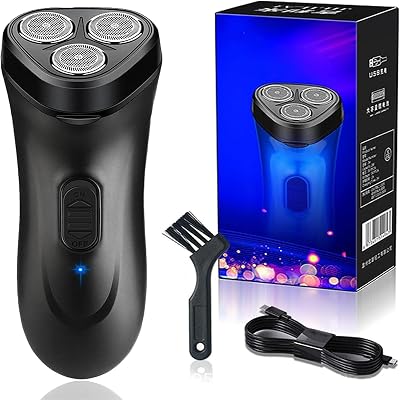 Electric Razor for Men,2025 New Upgrade Rechargeable Wet Dry Waterproof Cordless Shavers for Men,Portable Face Shaver with Cleaning Brush,Electric Razor for Husbands Boyfriend Fathers