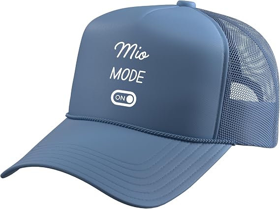 Mio Mode On Name Trucker Hat with Adjustable Mesh Back
