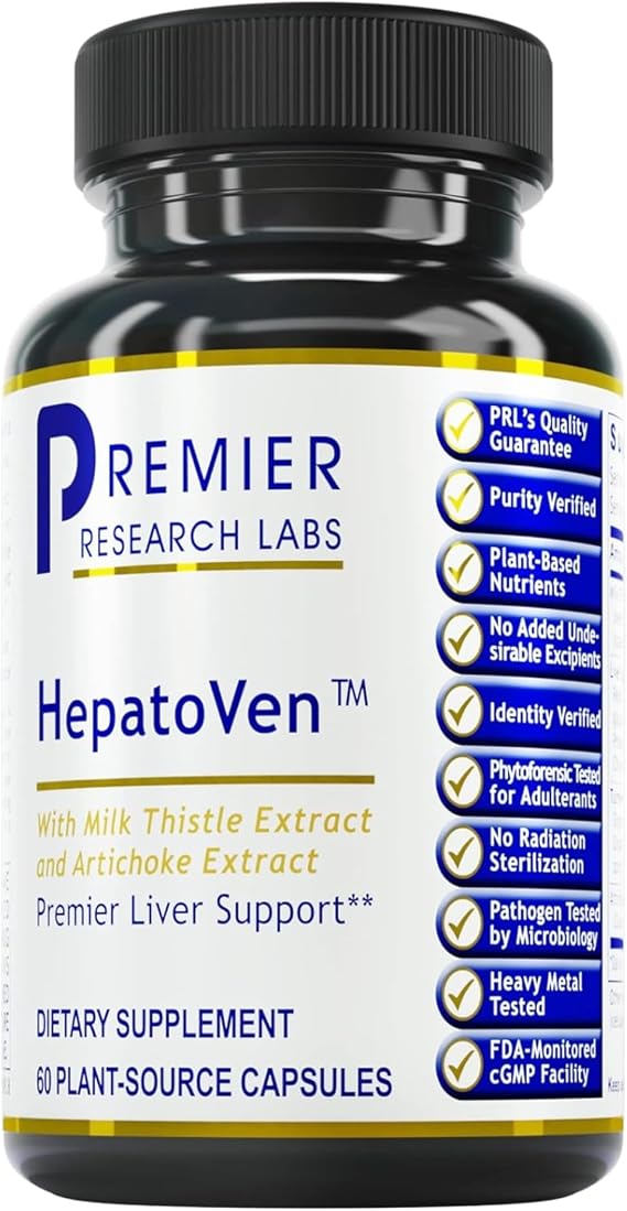 Premier Research Labs HepatoVen - 60 Vegetarian Capsules