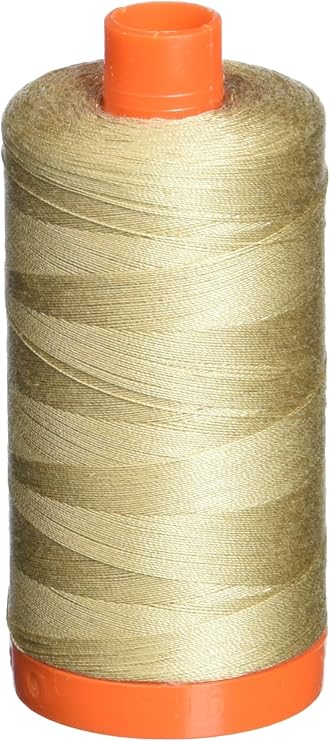 Aurifil A1050-2326 Mako Cotton Thread Solid, 1422 yd, Sand