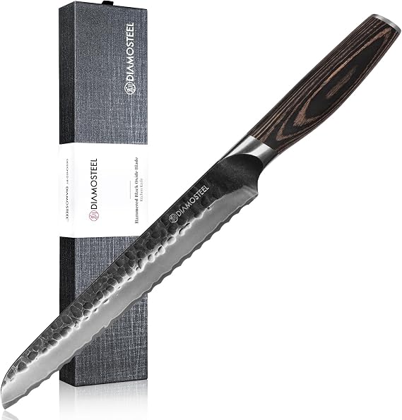 Japanese Bread Knife - 8-Inch Serrated Bread Knife