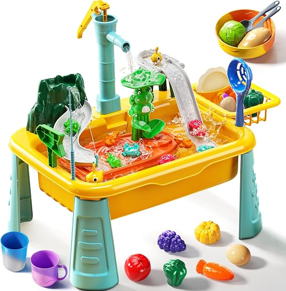 Kids Water Table Play Toy for Kids 4-8 Years Old