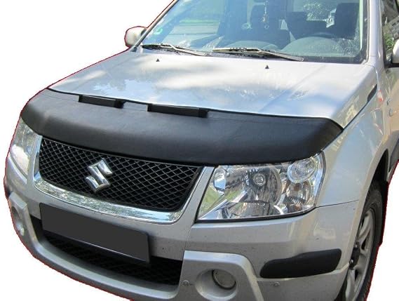Hood Bra Front End Nose Mask Compatible with Suzuki Grand Vitara 2005-2015 Bonnet Bra STONEGUARD Protector Tuning