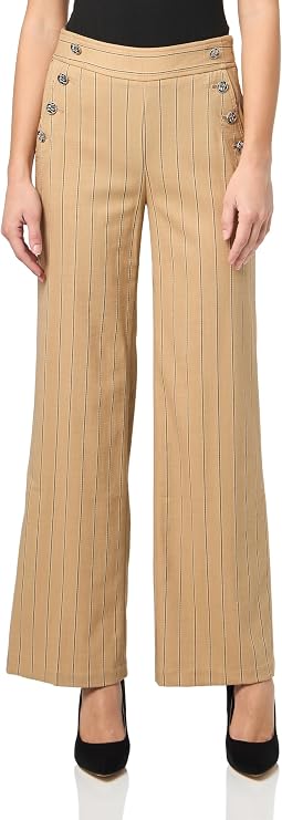 Karl Lagerfeld Women's Stripe Office Friendly Business Casual Pant