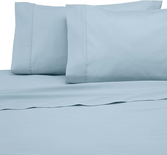 Martex Modern Living 1S18823 300 Thread Count King Size Sheet Set, Soft Aqua