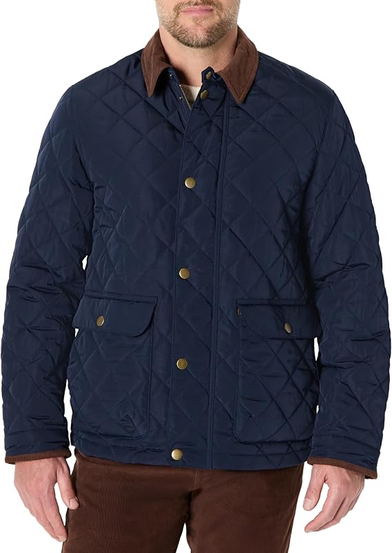 Amazon Essentials Men's Relaxed Fit Quilted Mid-Weight Jacket