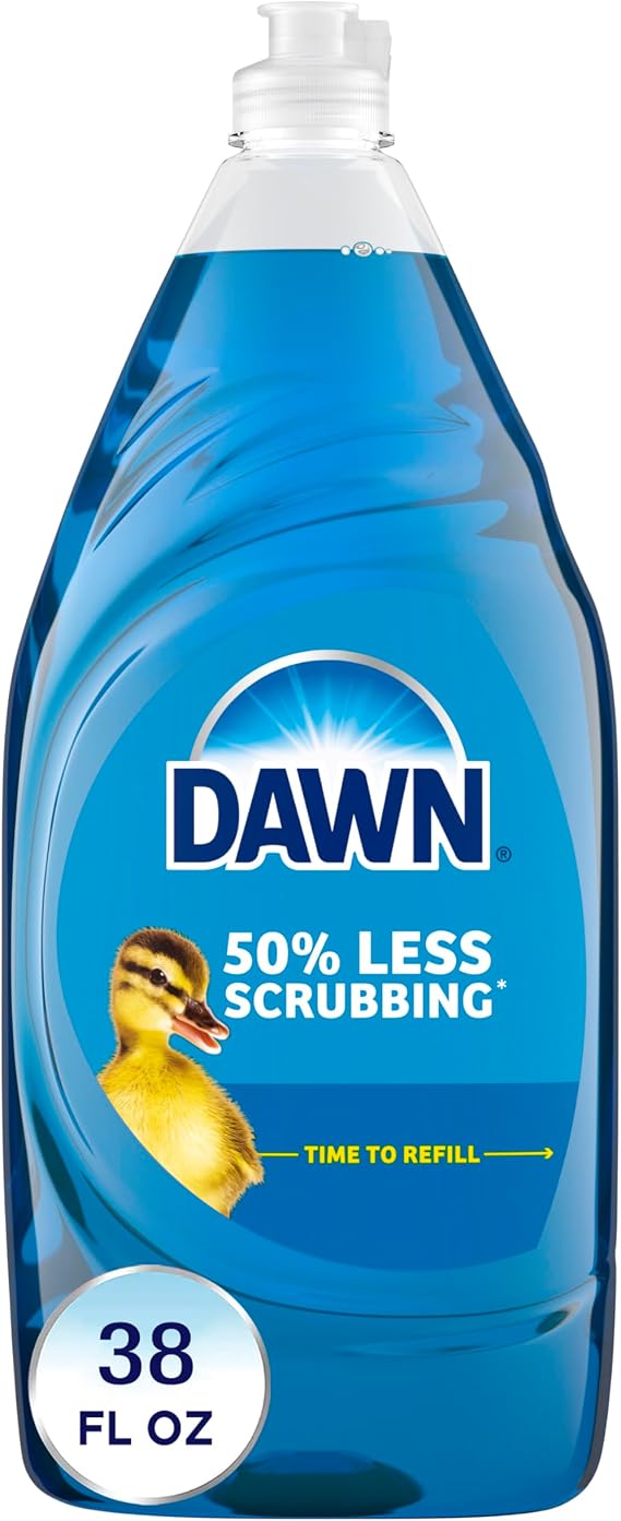 Dawn Ultra Liquid Dish Detergent, Dawn Original, 38 oz Bottle, 8/Carton