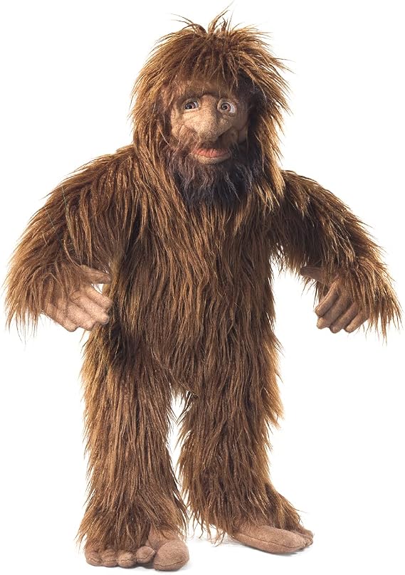 Folkmanis Sasquatch Hand Puppet,Brown