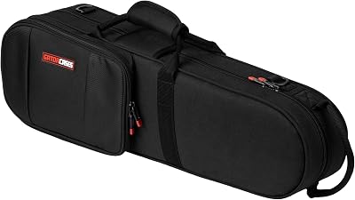 Gator Cases Largo Series Lightweight Beginner Friendly Case for 44-size Violin with Comfortable & Adjustable Shoulder Strap for Easy Travel, GBO-VIOLIN44