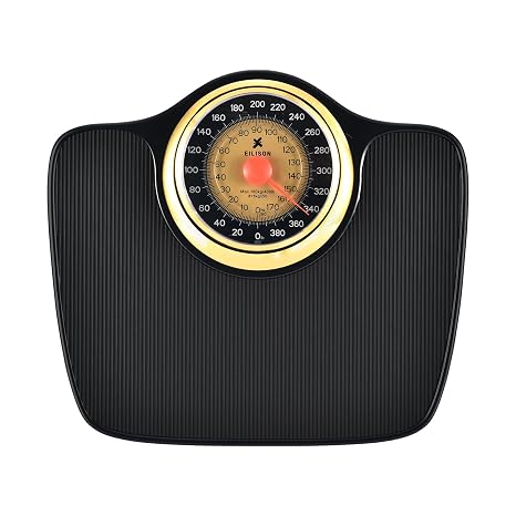 EILISON Mechanical Bathroom Scale,Analog,Large Dial,400lbs Cap,Non-Slip