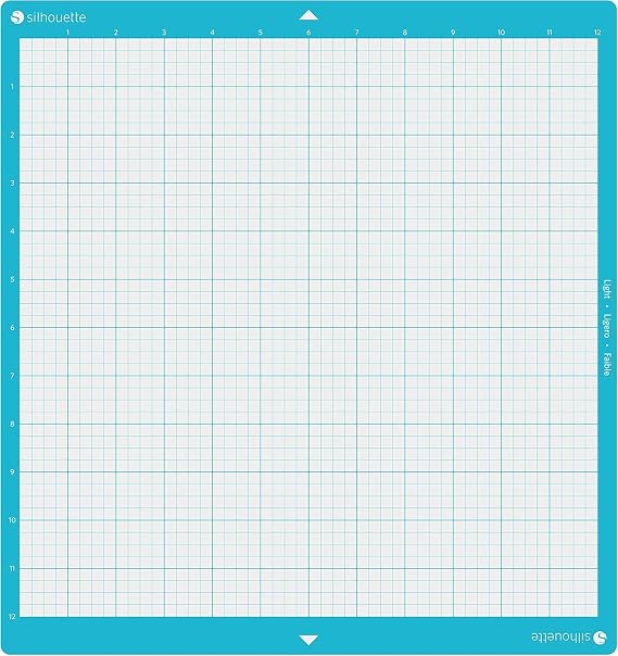 Silhouette CAMEO Light Hold Cutting Mat for Scrapbooking, Black