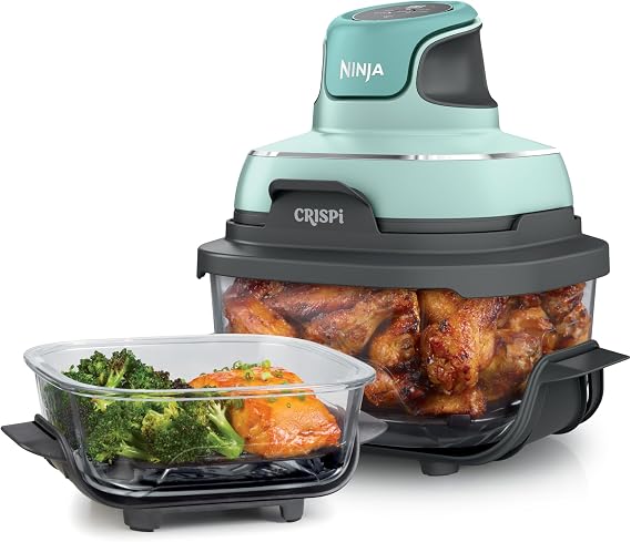 Ninja Crispi Glass Air Fryer, 4-in-1, Mint, FN101MT