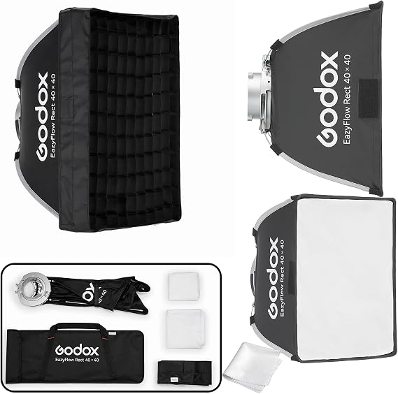 GODOX Softbox EazyFlow Rect 40 40cm Square Softbox