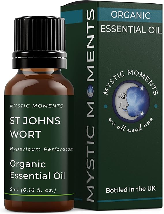 Mystic Moments | Organic St John's Wort Essential Oil | 5ml