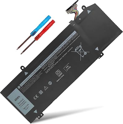 1F22N Battery 60Wh 15.2V for Dell Alienware M15 M17 R1 G7 7590 7790, G5 5590 D2783W D2743B D2865B D2863W D2842W D2843W, 0JJPFK 08622M XRGXX 06YV0V 0HYWXJ Laptop