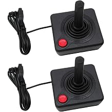 Loner 2-Pack Retro Classic Controller Joystick Gamepad Compatible for Atari 2600 Console System