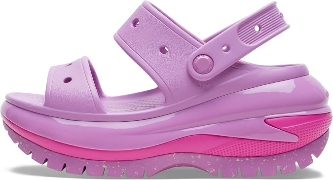 Crocs Unisex-Adult Mega Crush Sandal, Platform Sandals, Multi, 6 Men/8 Women