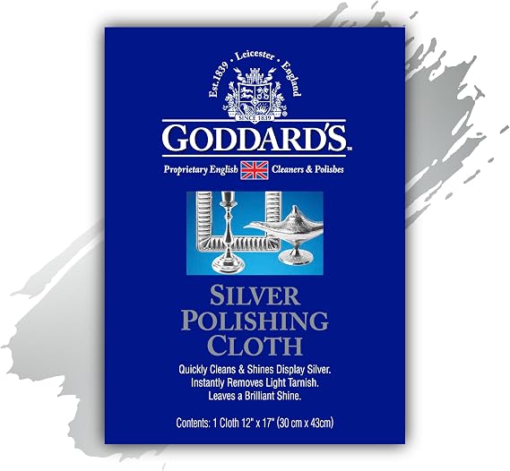Goddard's Silver Polishing Cloth, Silver Cleaner & Tarnish Remover, 1 Pack