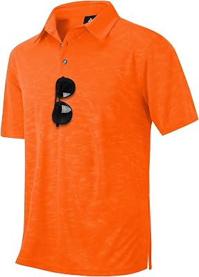 SWISSWELL Mens Polo Shirts Short Sleeve Performance Cationic Golf Shirts Collared Athletic Shirts