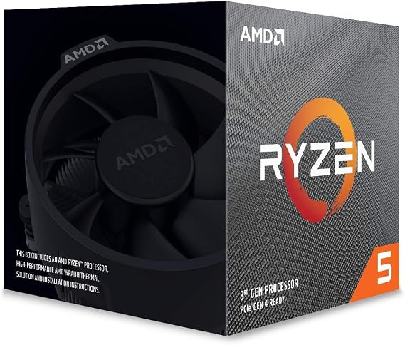 AMD Ryzen 5 3600XT 6-core, 12-Threads Unlocked Desktop Processor with Wraith Spire Cooler