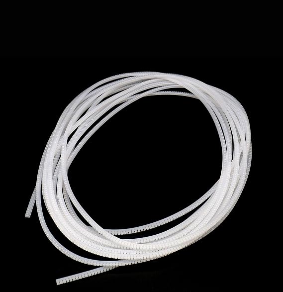 U-Shaped Flexible Sharp and Rough Edge Trim Protector, Push-in Edge Shield for Steel Panels, Wood Panels, Glass and Plastic Panels, Fits 0.03"-0.045" Thickness Edge, White 32ft