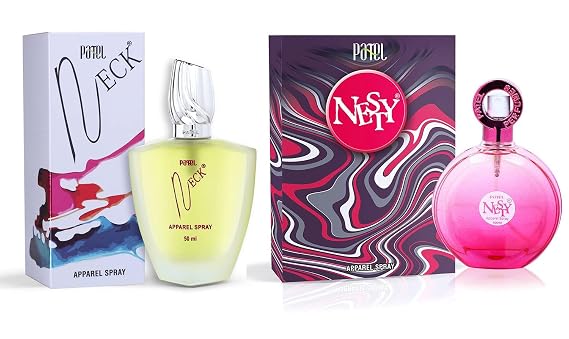 PERFUMES Neck & Nesty Premium Apparel Spray For Long-Lasting Fragrance For Unisex, 50ml+100ml - Floral