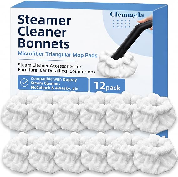Triangle Microfiber Bonnets Replacement Pads for Dupray Neat Steam Cleaner
