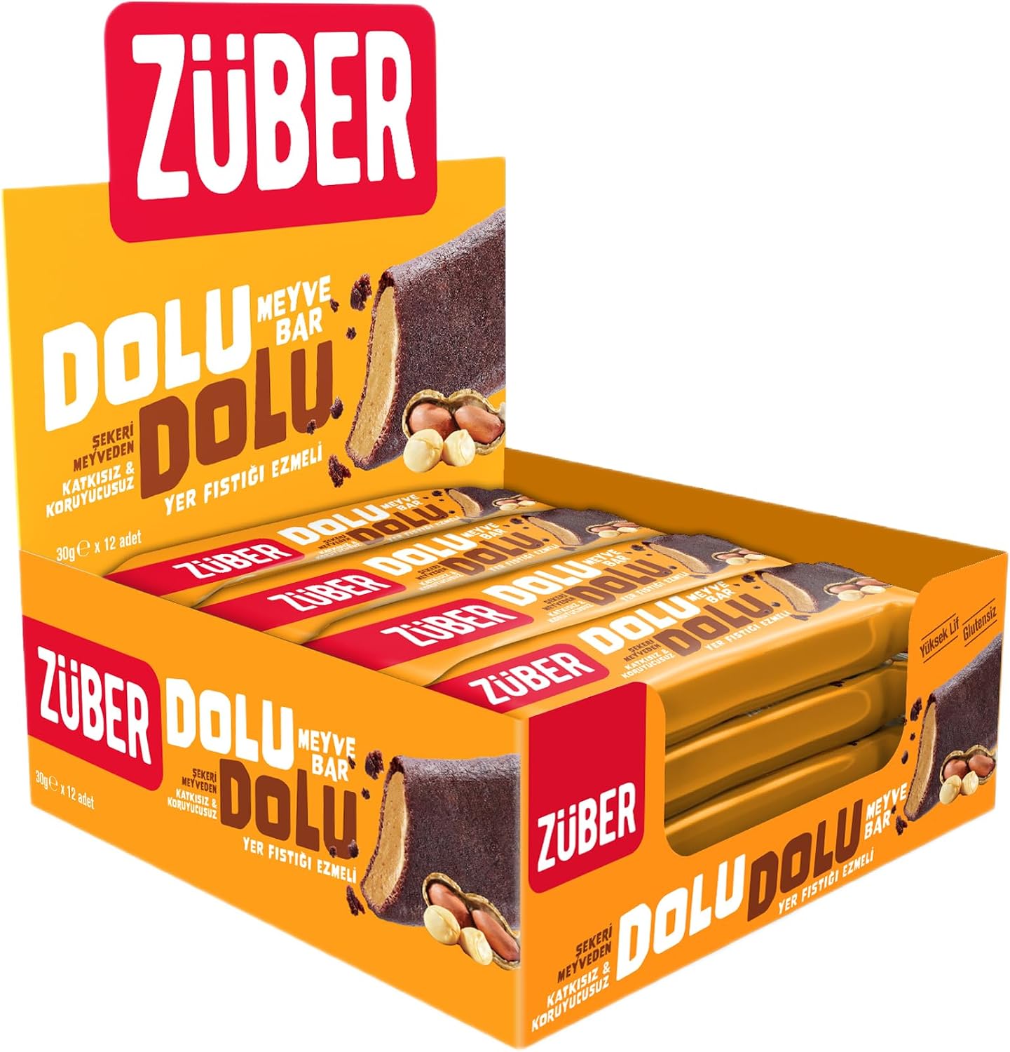 Full Fruit Bar Peanut Butter 30g x 12 Pieces