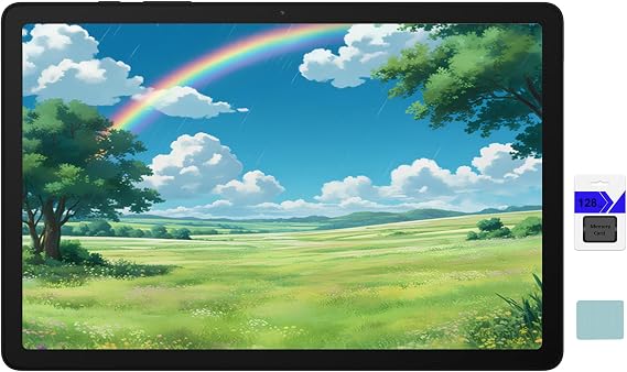 Samsung Galaxy Tab A9+ Plus 11" 256GB Android WiFi Tablet Large Screen Upgrade Chipset with Multi Window Display Slim Lightweight Kids Friendly Design Graphite with Accessories