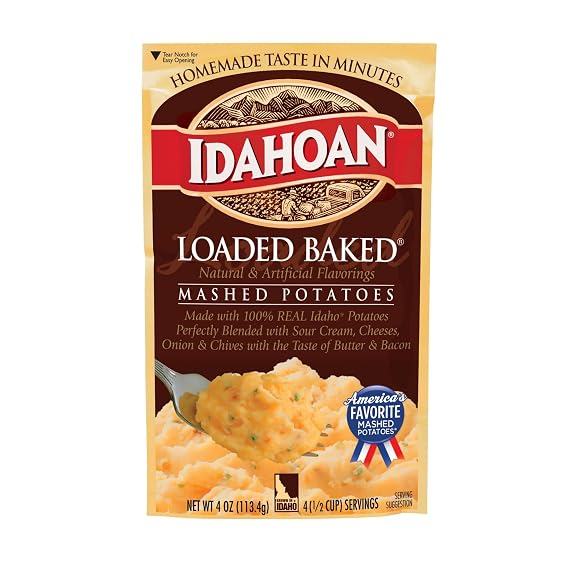 Idahoan Loaded Baked Mashed Potatoes 4 oz. (Pack of 12)