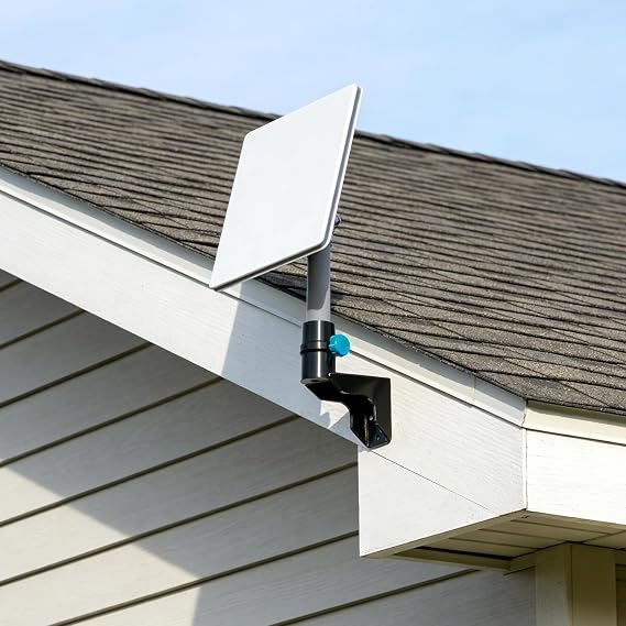 Qivine Starlink Roof Mount Gen 3, Heavy Duty Starlink Mounts, Stainless Steel Starlinks Gen 3 Mount with Height Adjustable for Internet Kit Satellite