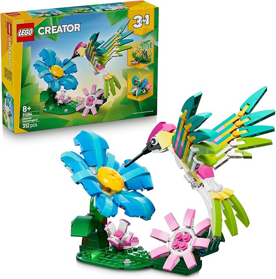 LEGO Creator 3’ü 1 Arada Vahşi Hayvanlar: Renkli Sinek Kuşu 31384