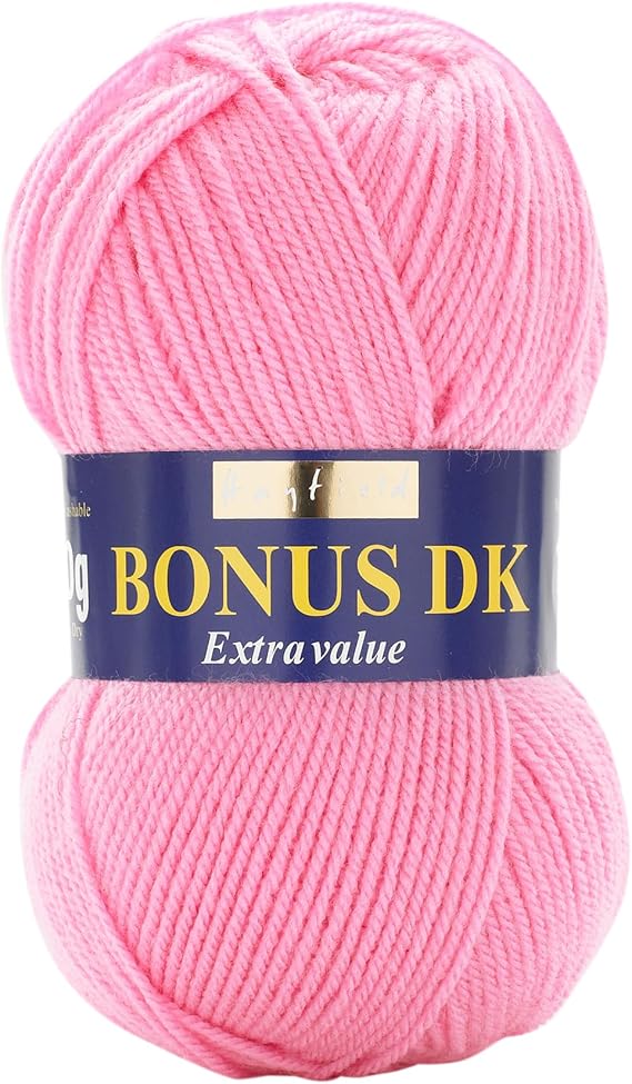 Hayfield Bonus DK Double Knitting, Pink (992), 100g by Sirdar