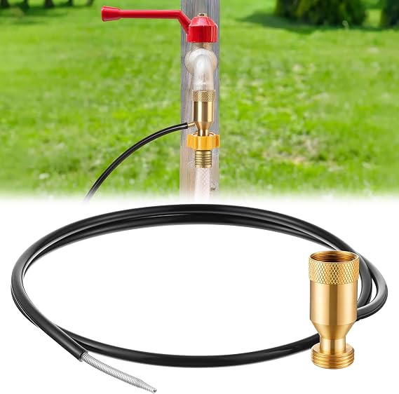 1 Pack 3/4" Hose Siphon Fertilizer Injector for Garden Irrigation