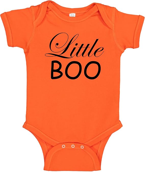 CBTwear Little Boo - Baby Clothes - Funny Newborn Bodysuit Outfits for Boys and Girls