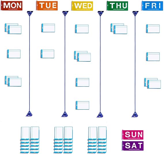 PATboard Agile Weekly Planner Board Basic Toolset