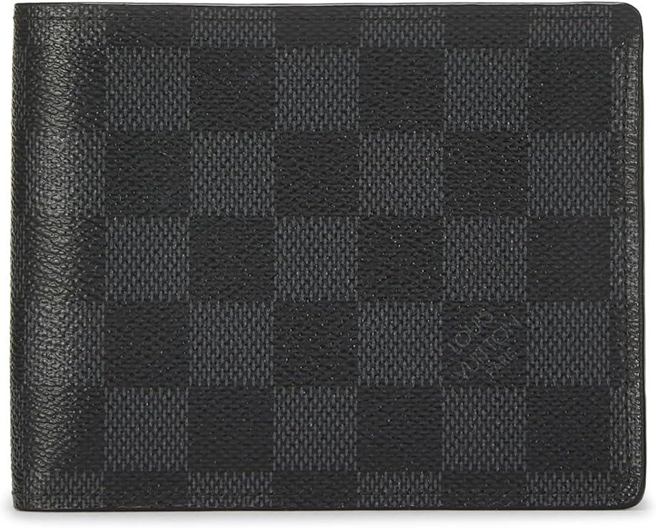 Pre-loved Damier Graphite Multiple Wallet, Black