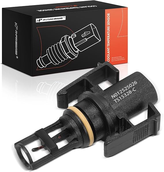 A-Premium Engine Coolant Temperature Sensor Compatible with Mercedes-Benz