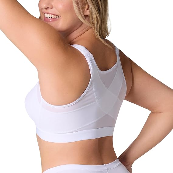 Leonisa Multi-Functional Posture Corrector Bra Wireless Front Closure Bra for Women Full Coverage