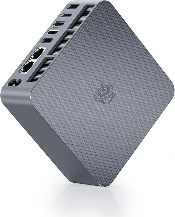 Beelink Mini PC EQR5 5825U AMD Ryzen 7 Processor(8C/16T, up to 4.5GHz), Micro Computer 16GB DDR4 500GB SSD Built-in PSU, Mini Computers Dual HDMI/4K 60Hz/WiFi6/BT5.2 Home/Office/HTPC