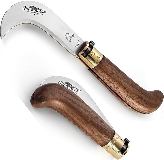 Small Pruning Knife Walnut