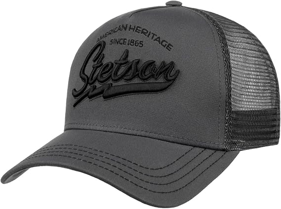 Stetson Since 1865 Trucker Cap Men Summer Winter Grey