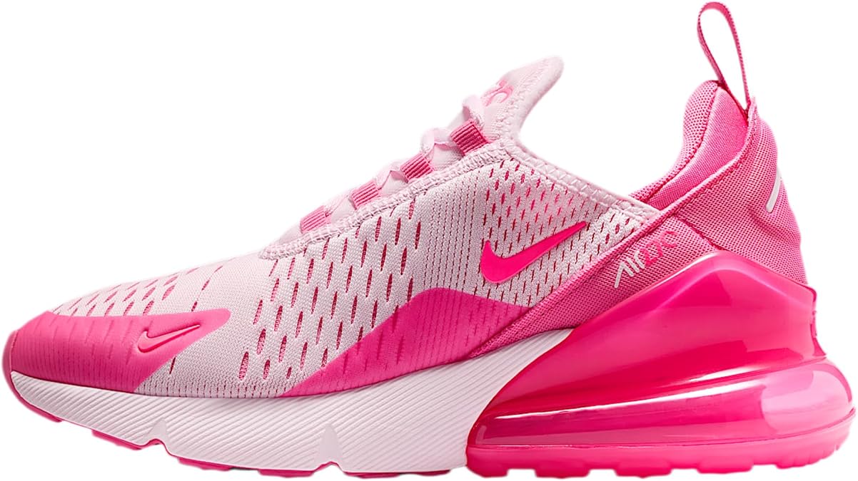 Nike Air Max 270 Big Kids' Shoes (Pink Foam/Pinksicle/White/Hyper Pink)