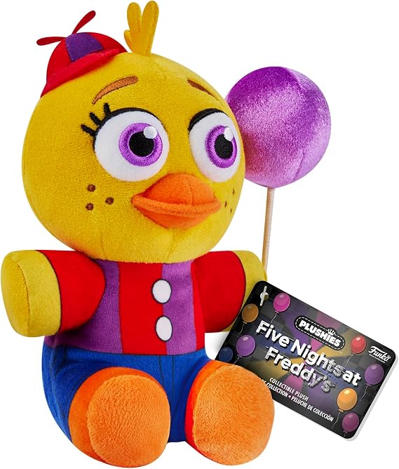 Funko Plush: Five Nights At Freddy's (FNAF) SB - Balloon Chica the Chicken - (CL 7") - Collectable Soft Toy - Birthday Gift Idea - Official Merchandise - Stuffed Plushie for Kids and Adults