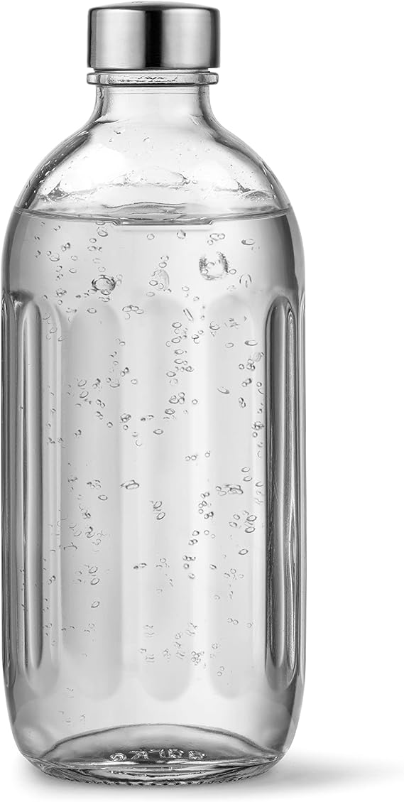 aarke Carbonator Pro Glass Bottle - Stainless Steel Cap, 27oz