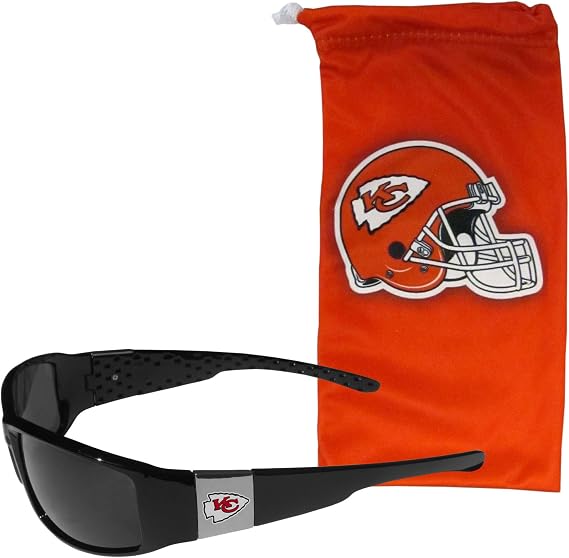 Siskiyou Sports Chrome Wrap Sunglasses and Bag