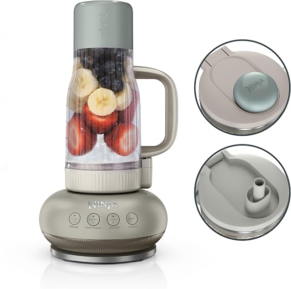 Ninja BlendBOSS Personal Blender, 26oz Tumbler, 1200PW, Stone Mint, DB351ST